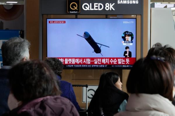 The South Korean and US militaries were analyzing the launches that were detected on Feb. 14, 2024, according to South Korea’s Joint Chiefs of Staff.