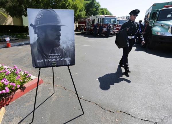 Photo of dead firefighter Charles Morton