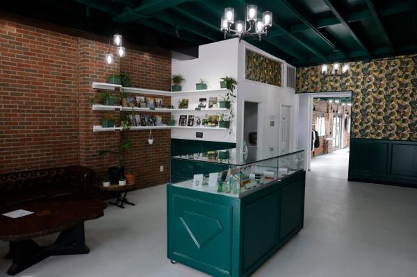 An inside look at The Emerald and Abby Cannabis shop at 85 Suydam Street in Brooklyn, NY.