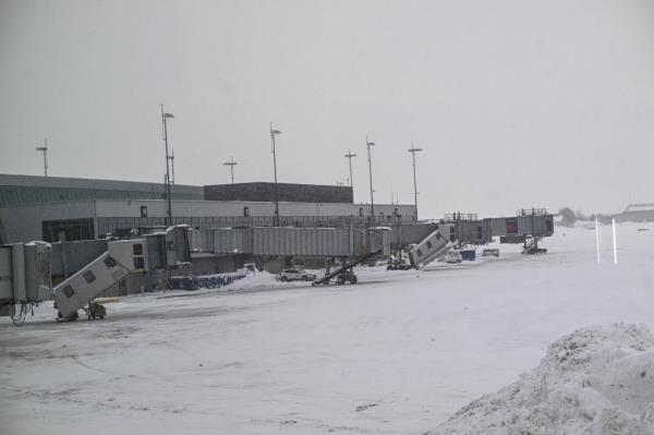 Buffalo's airport had the most disruptions in January, according to a report.